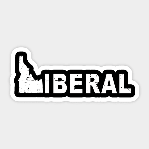 Idaho Liberal | Boise | Potato | T-Shirt | Christmas Gift Idea Sticker by MerchMadness